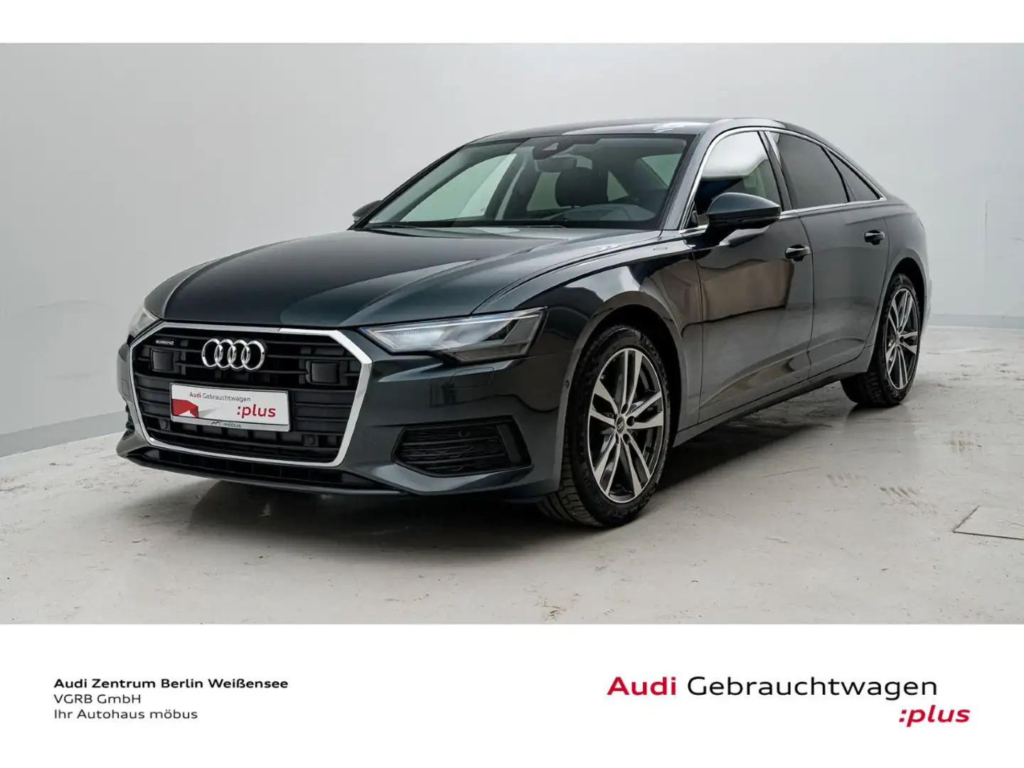 Audi A6 45 TFSI S-TRO*QUA*ACC*HUD*LED*LEDER Grau - 2