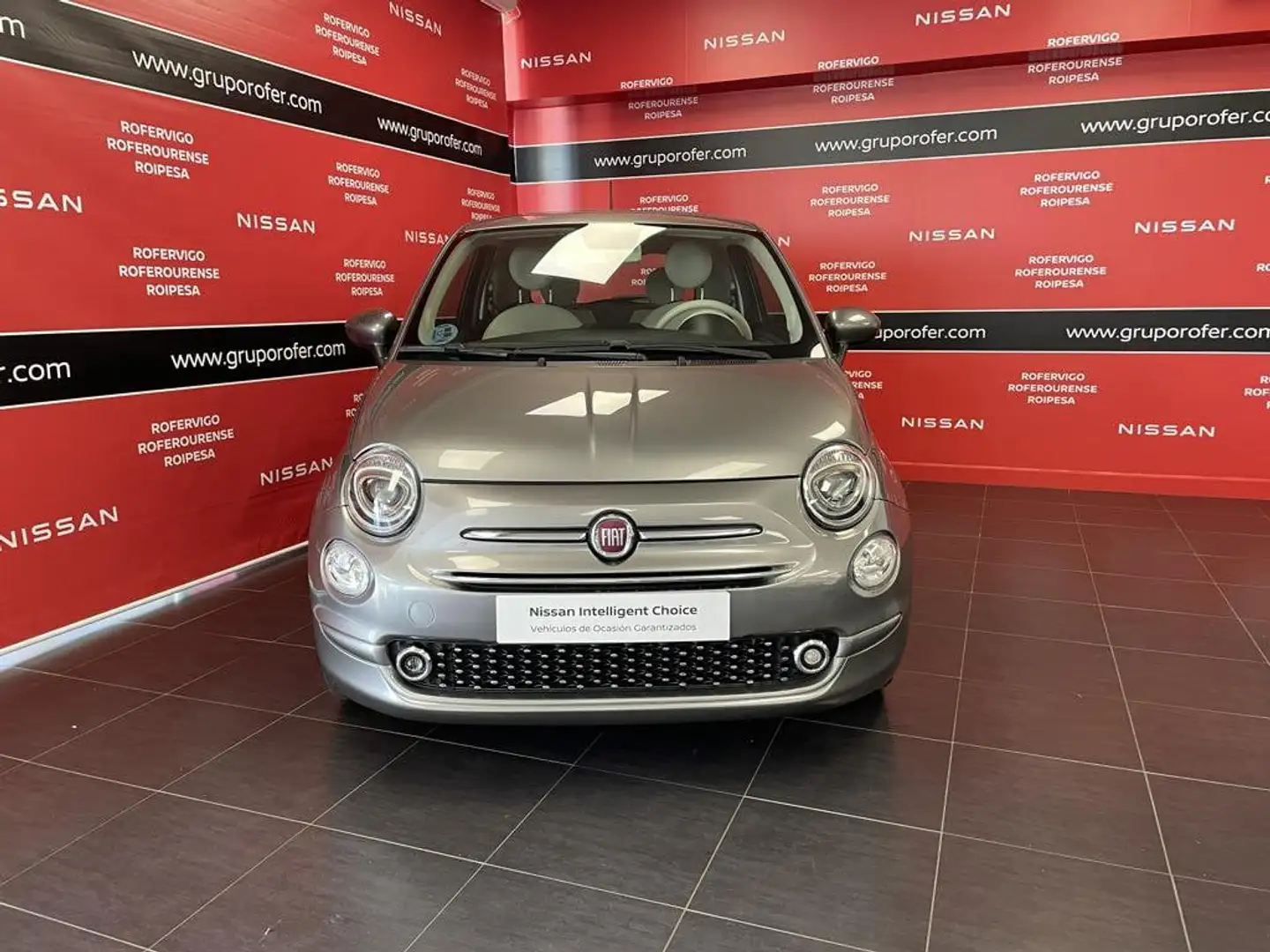 Fiat 500 1.2 Lounge Gris - 2