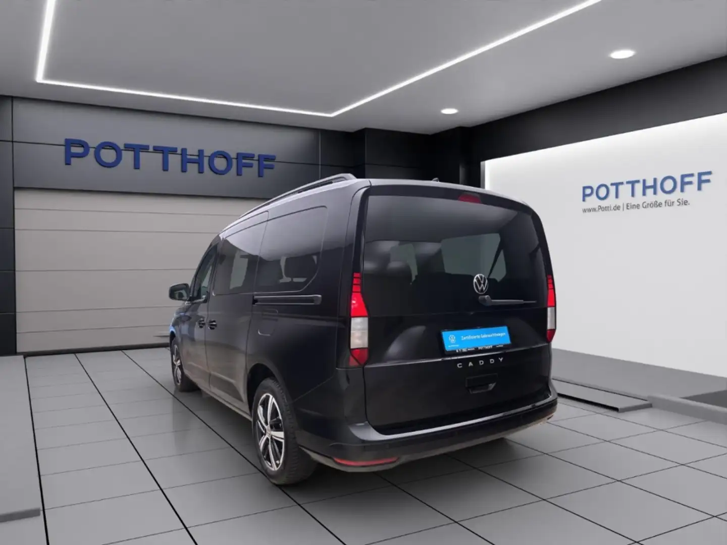 Volkswagen Caddy 1.5 TSI LIFE LED NAVI STDHZG PDC LM17 Schwarz - 2