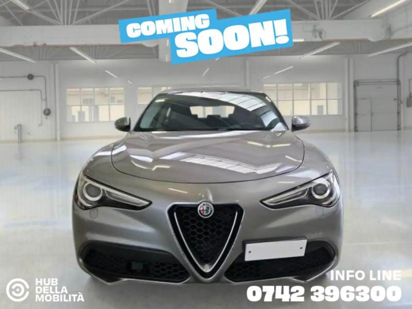 Alfa Romeo Stelvio 2.2 Turbodiesel 160 CV AT8 RWD Business Grigio - 1