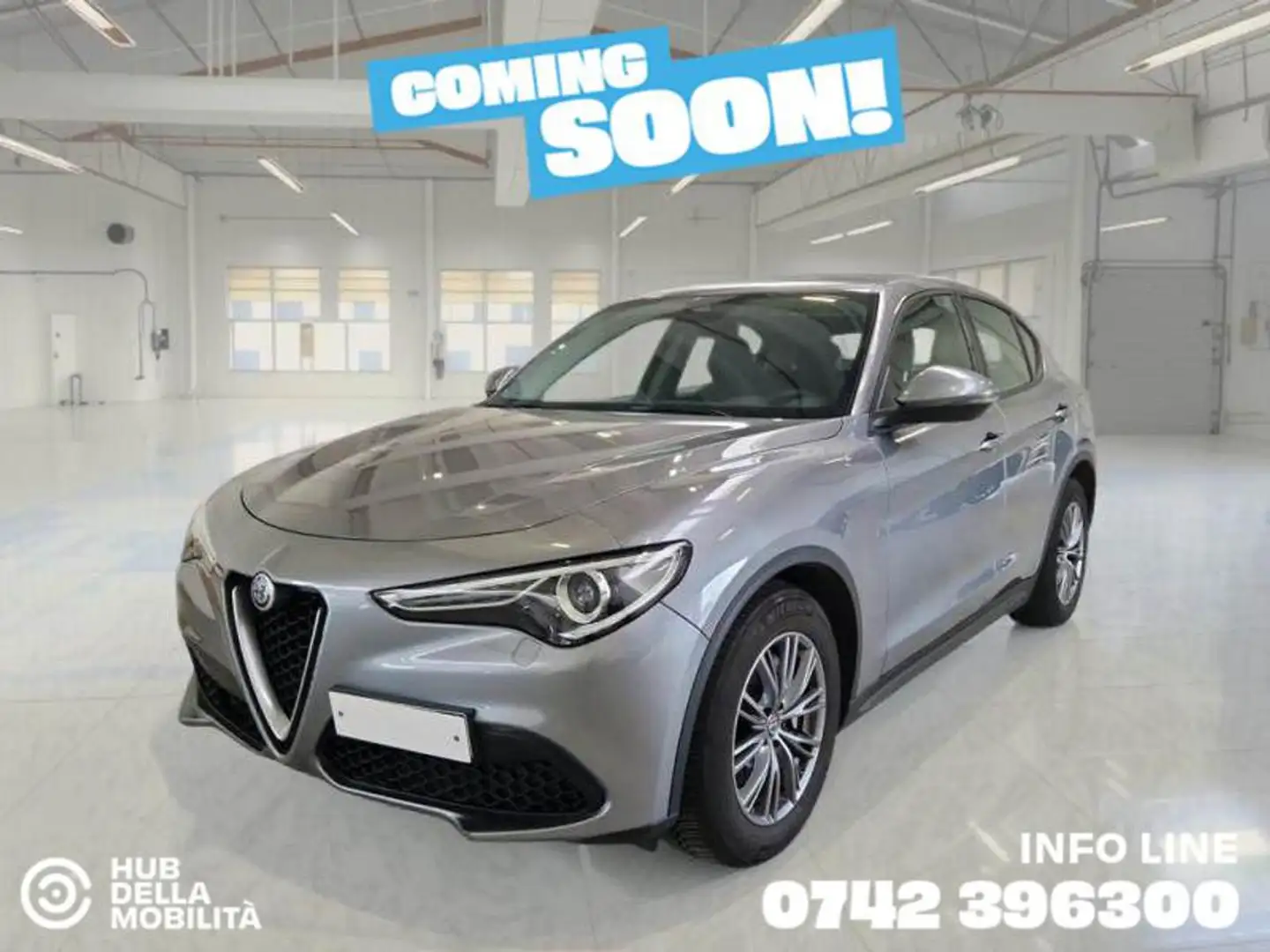 Alfa Romeo Stelvio 2.2 Turbodiesel 160 CV AT8 RWD Business Grigio - 2
