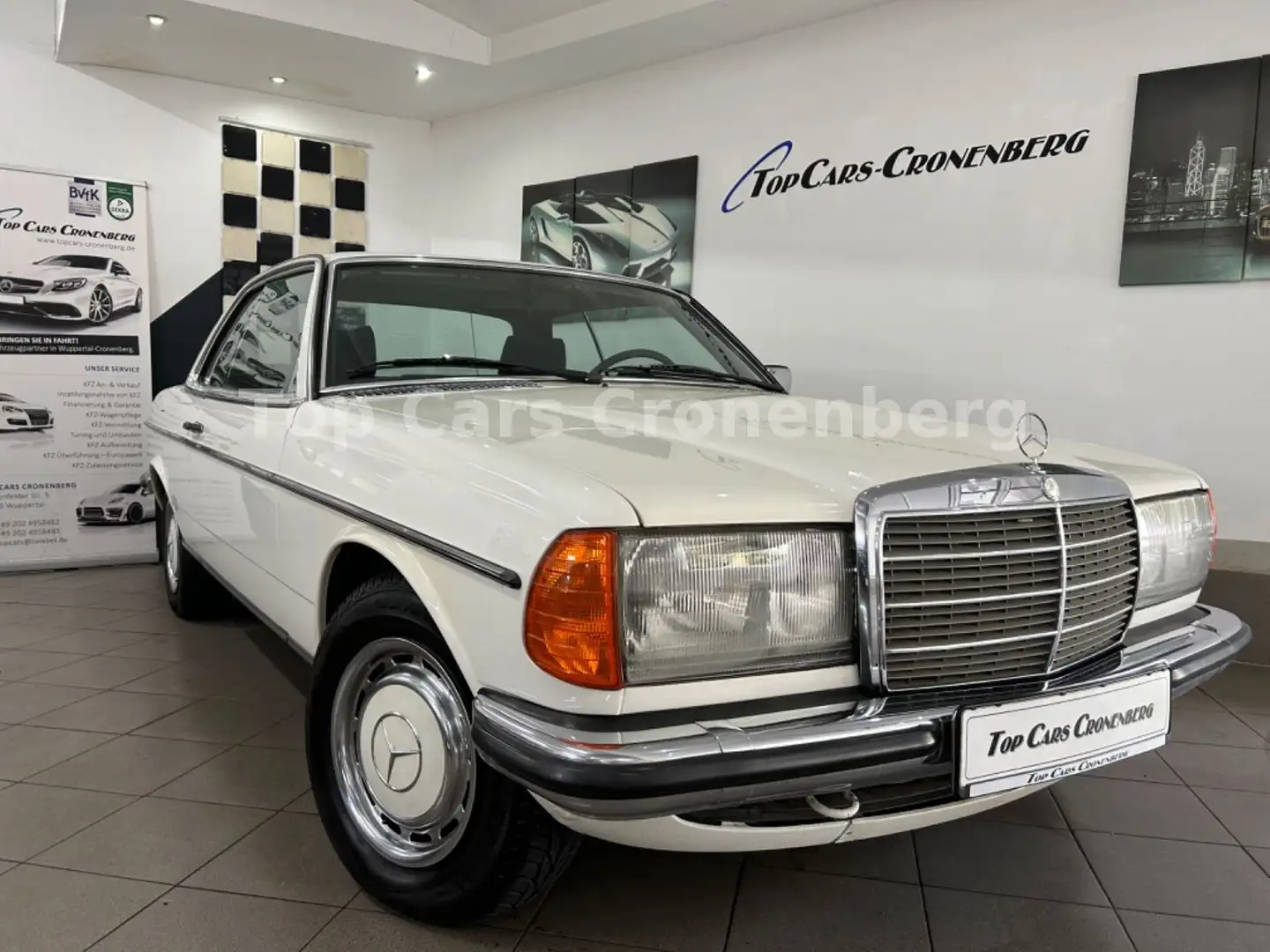 Mercedes-Benz 230 CE W123 Coupe*Note2*Oldtimer*Schmuckstück Blanc - 1