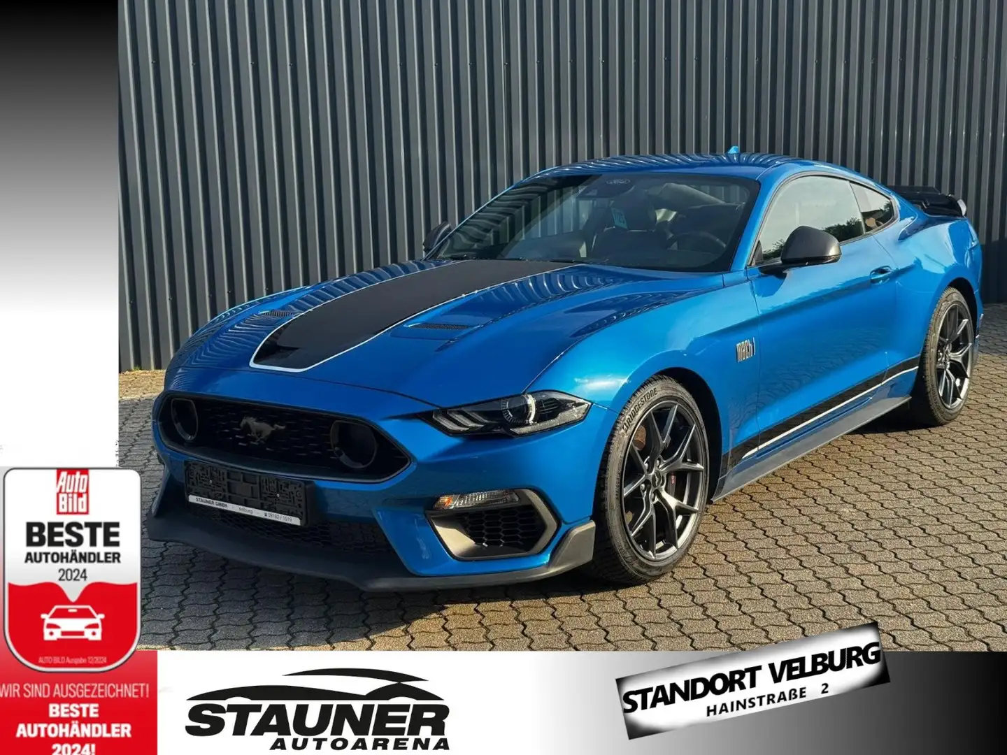 Ford Mustang Mach 1 Coupe Autom./ Kamera/Leder/B&OSoundsystem Blau - 1