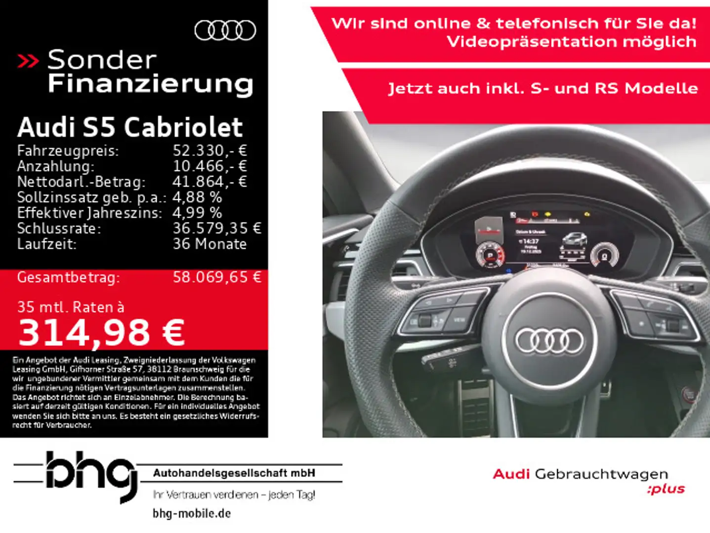Audi S5 quattro tiptronic Virtual Navi APS Blanc - 1