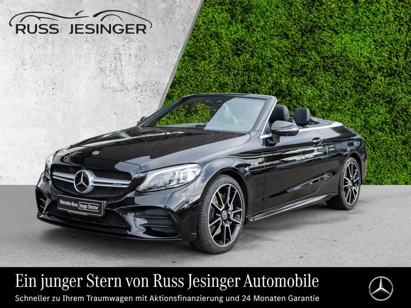 Mercedes-Benz C 43 AMG AMG C 43 4M Cabrio *Memo*HUD*360*MBeam*Burm*TotW Schwarz - 1