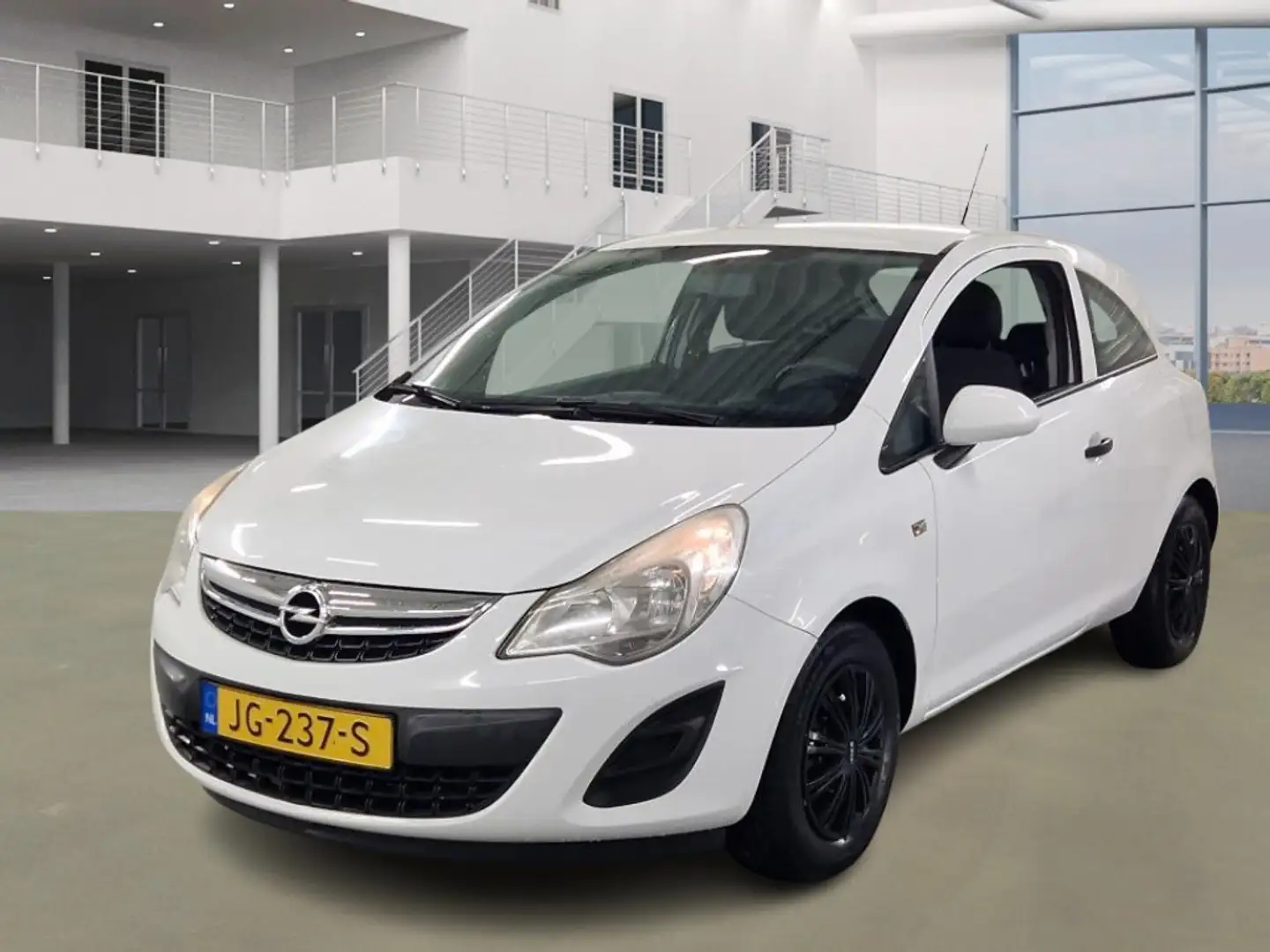 Opel Corsa 1.2 EcoFlex Selection/ VELGEN/ SCHERM Wit - 1