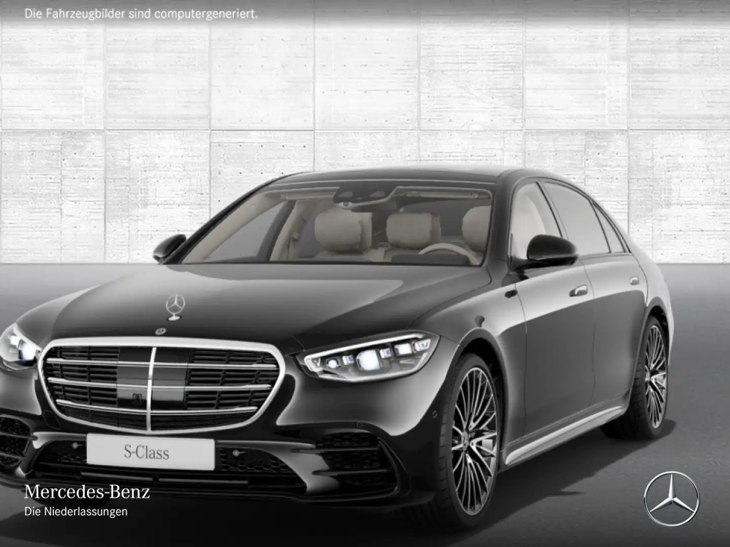 Mercedes-Benz S 600 S 580 L 4M AMG+NIGHT+PANO+360+DIGITAL-L+STHZG+21" Negru - 2