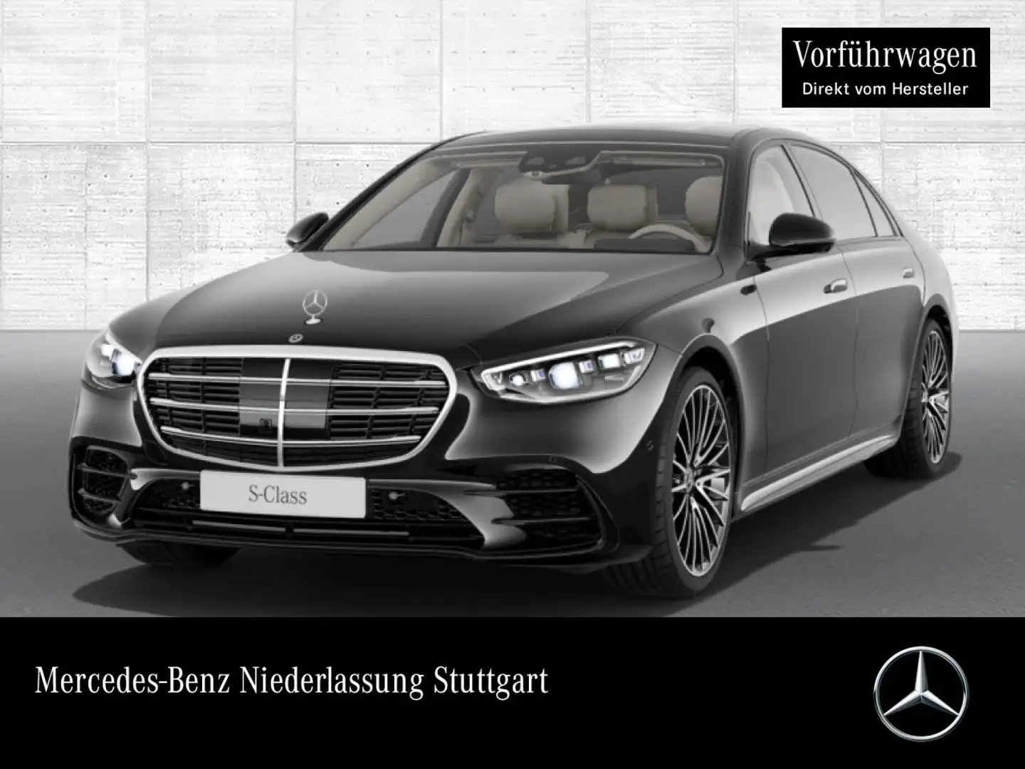 Mercedes-Benz S 600 S 580 L 4M AMG+NIGHT+PANO+360+DIGITAL-L+STHZG+21" Schwarz - 1