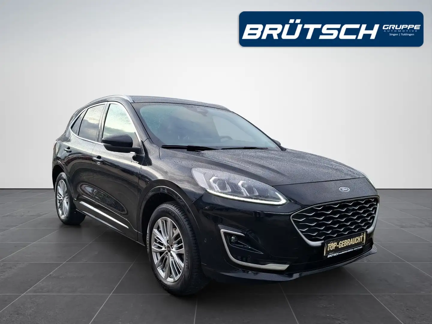 Ford Kuga 2.0 TDCi Vignale AWD / AUTOMATIK / AHK / STHZG / L Schwarz - 2