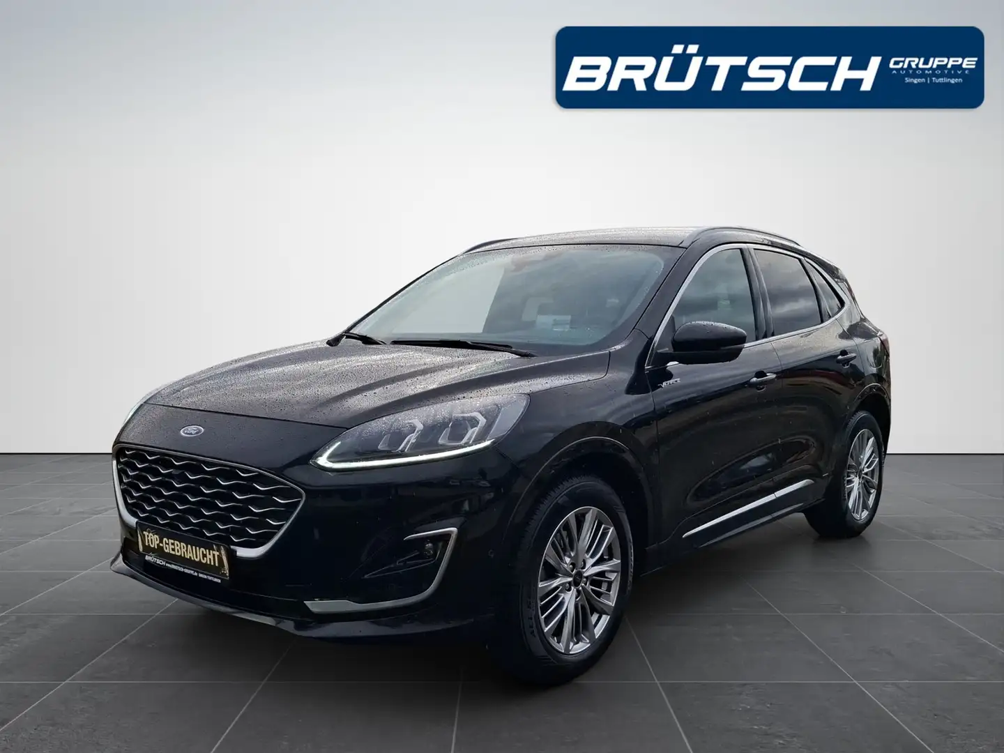 Ford Kuga 2.0 TDCi Vignale AWD / AUTOMATIK / AHK / STHZG / L Schwarz - 1