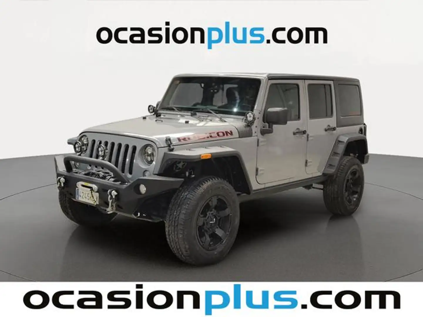 Jeep Wrangler Unlimited 2.8CRD Rubicon Aut. Gris - 2