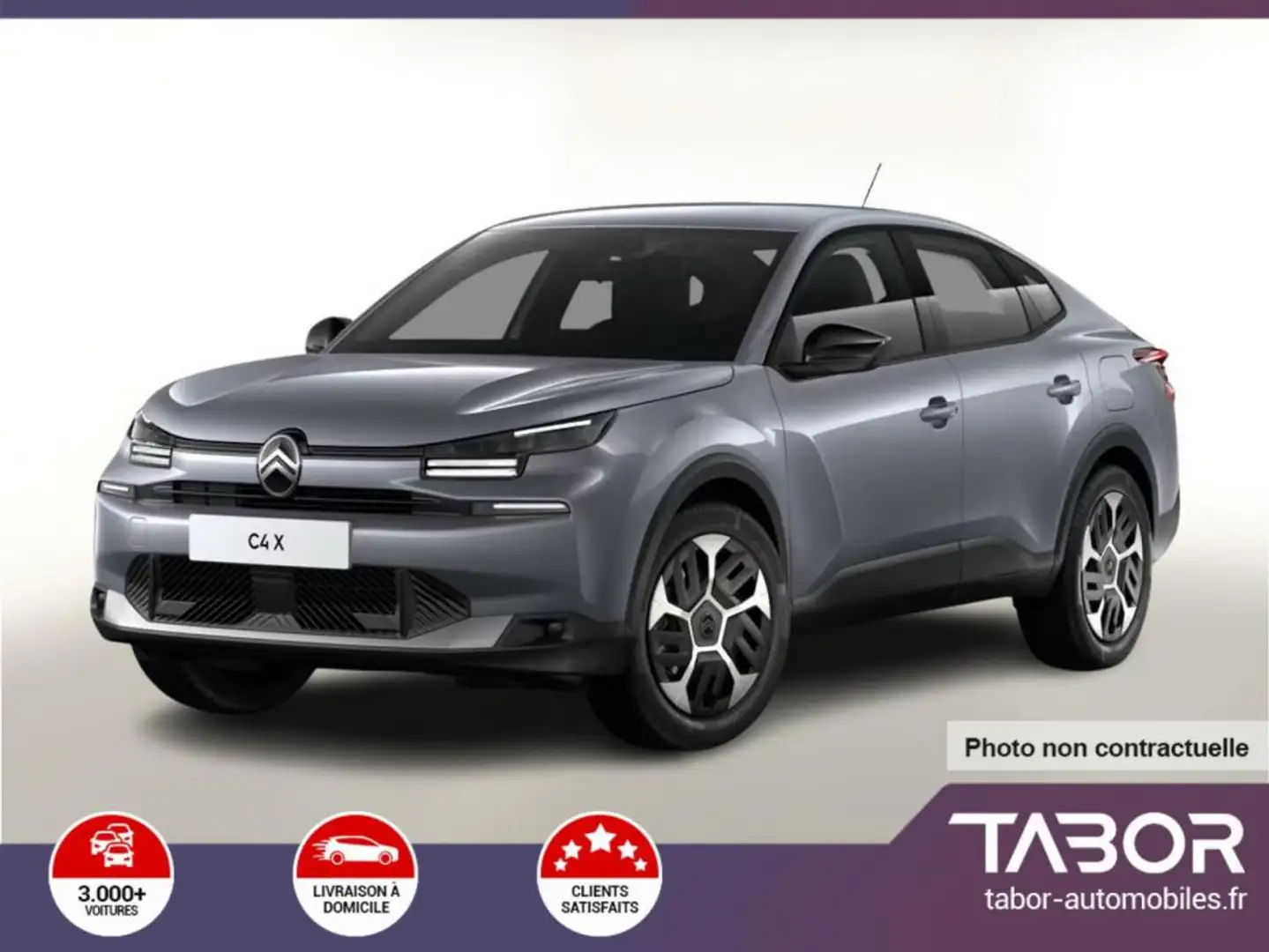 Citroen C4 X MHEV 136 eDSC6 PLUS FACELIFT GPS Grey - 1