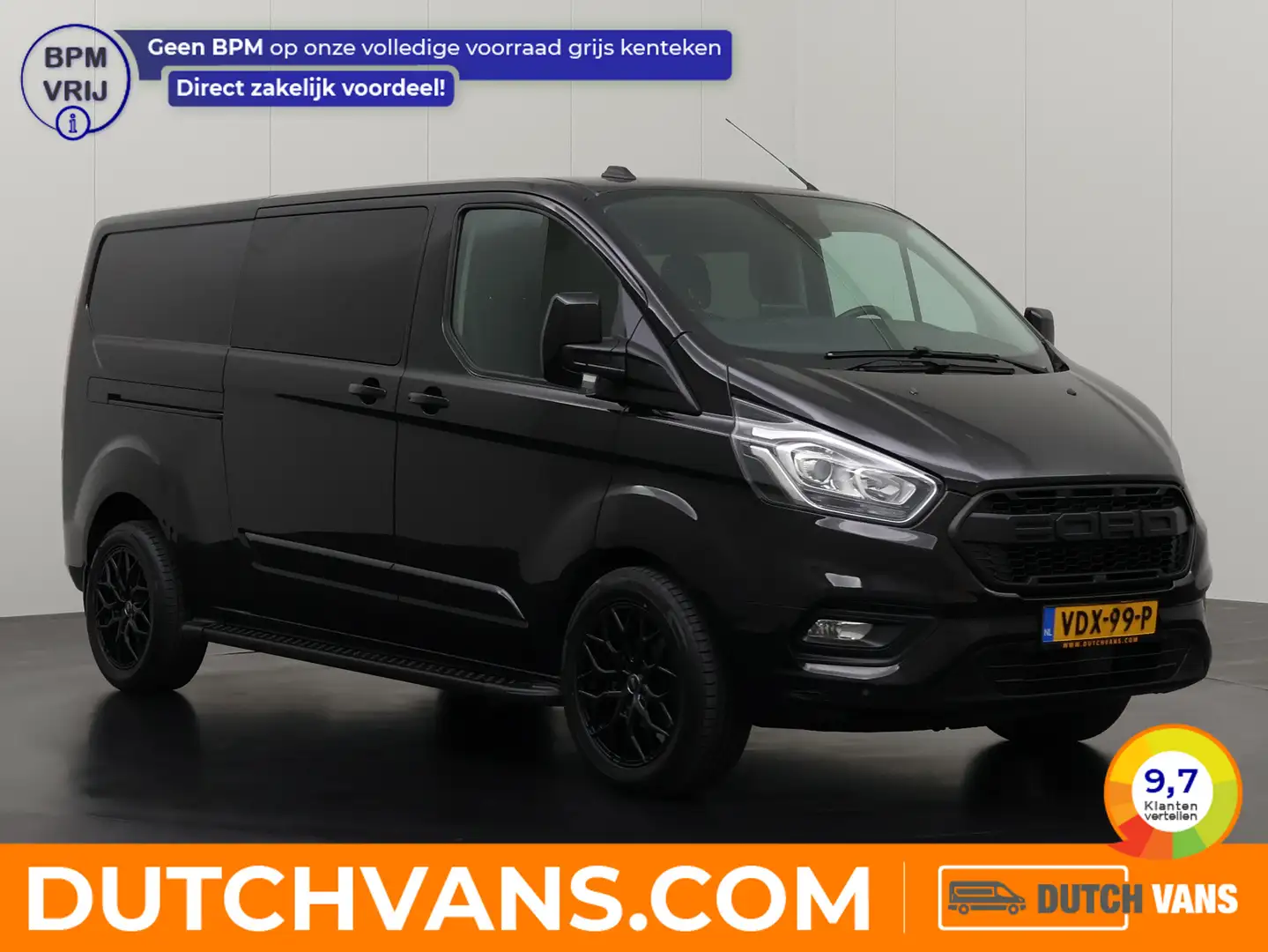 Ford Transit Custom 2.0TDCI 130PK Automaat Lang Black Edition | Naviga Noir - 1