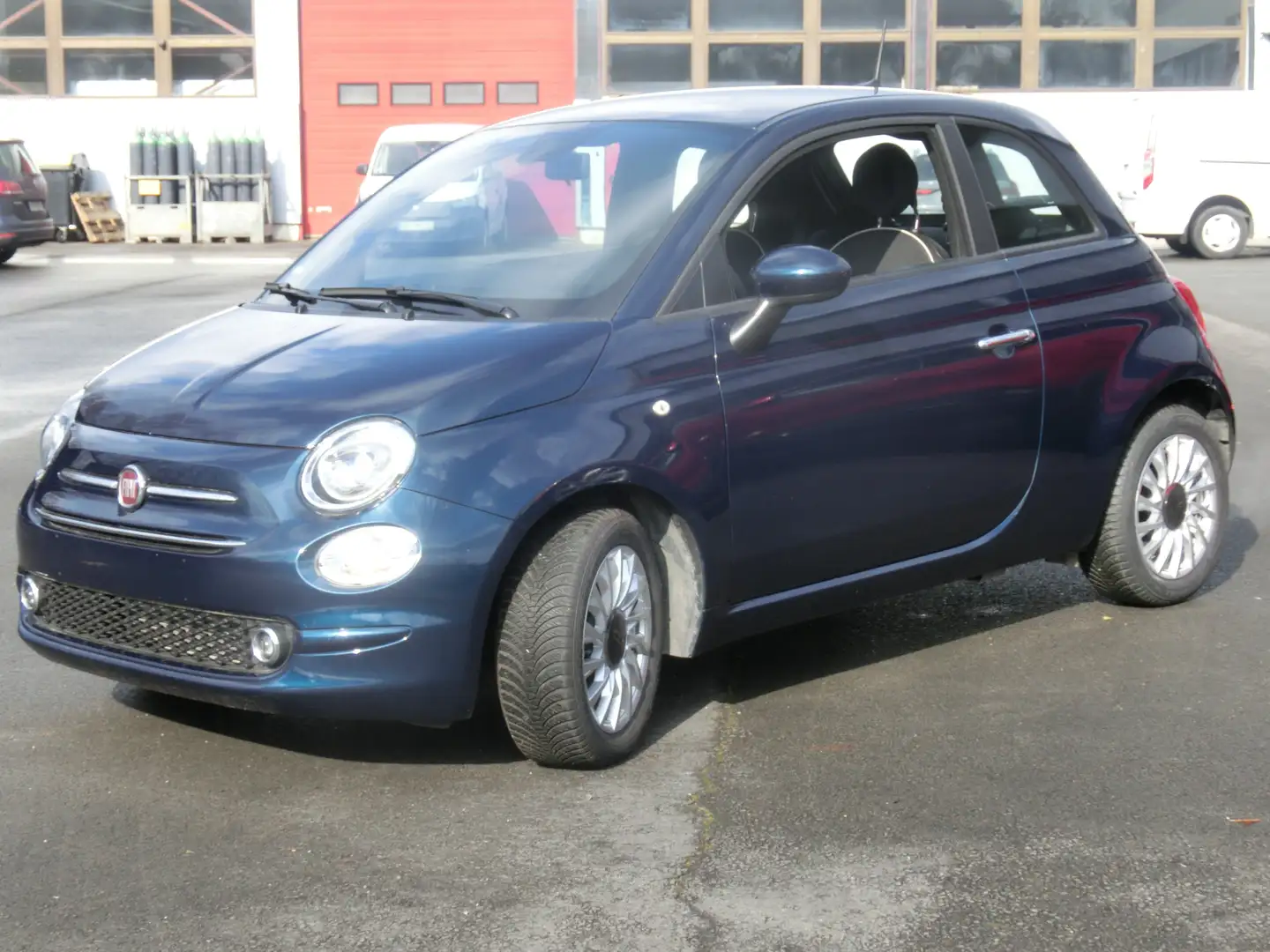 Fiat 500 1.0 Hybrid/Navigation, Klima, Tel, PDC, LM 4Season Blau - 2