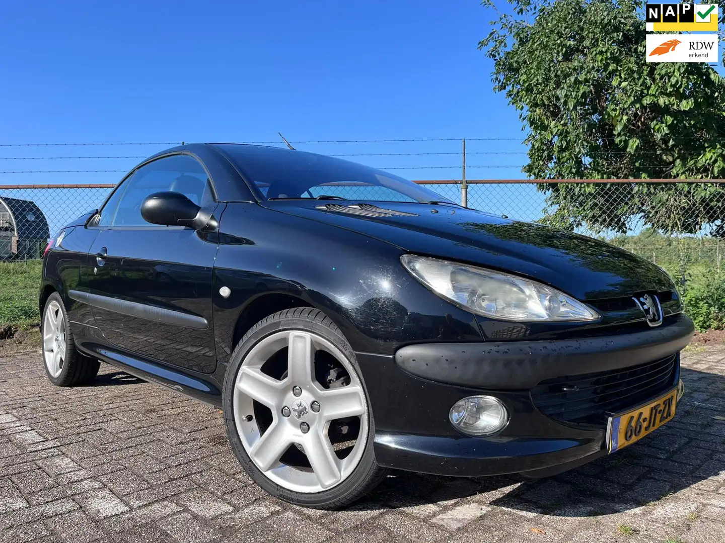 Peugeot 206 CC 2.0-16V Cabriolet Leder Schwarz - 1
