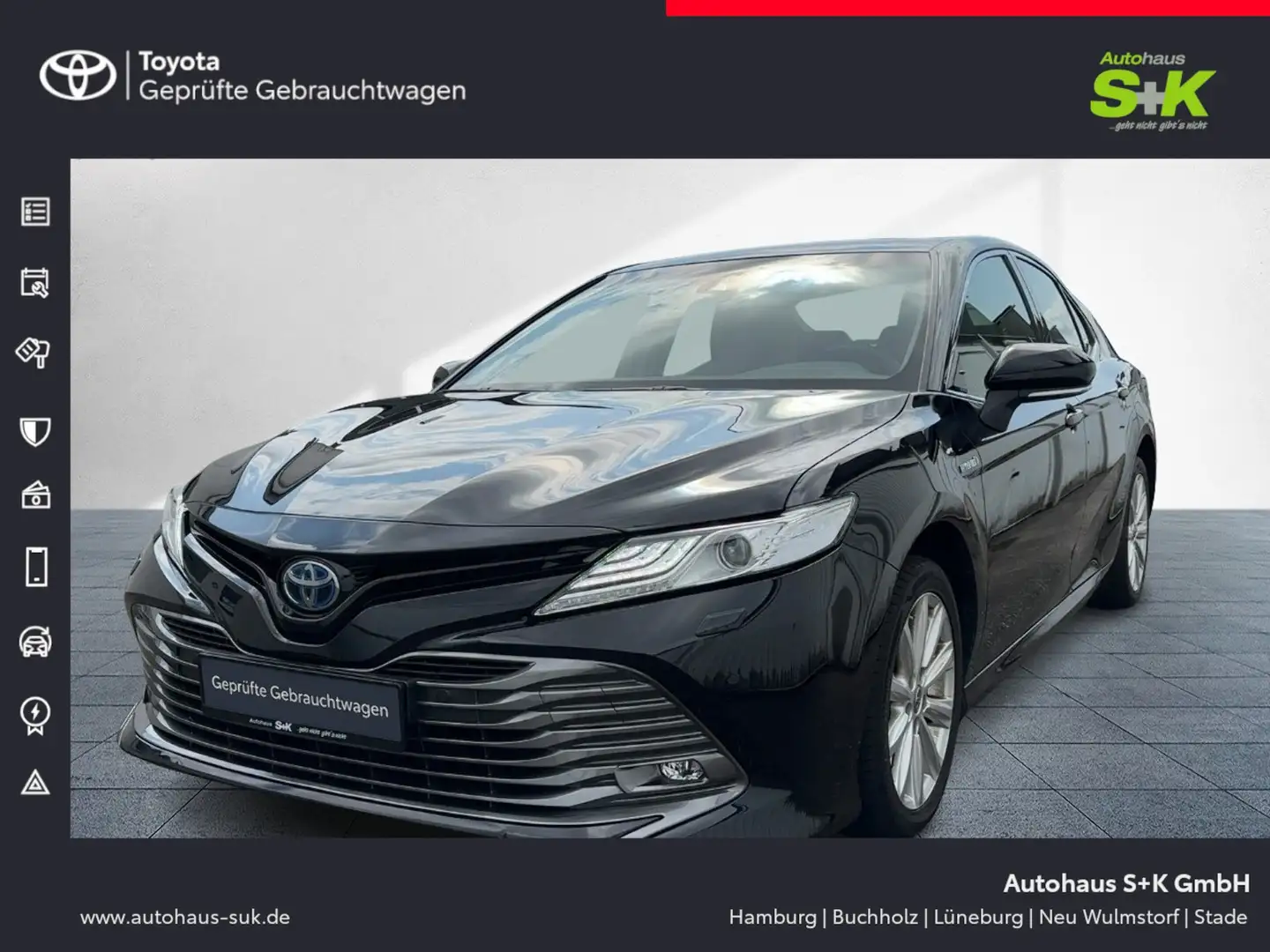 Toyota Camry 2.5 VVTi Executive*SAFETY-SENSE+NAVI+SHZ+KAMERA* Schwarz - 1