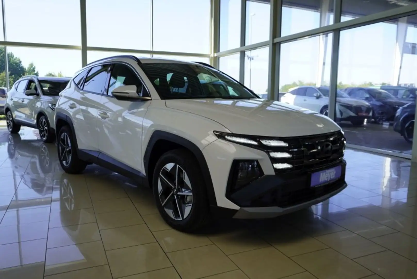 Hyundai TUCSON Tucson 1.6 T-GDI 18*Alu/LED/Navi/Keyless/Kamera Bianco - 1