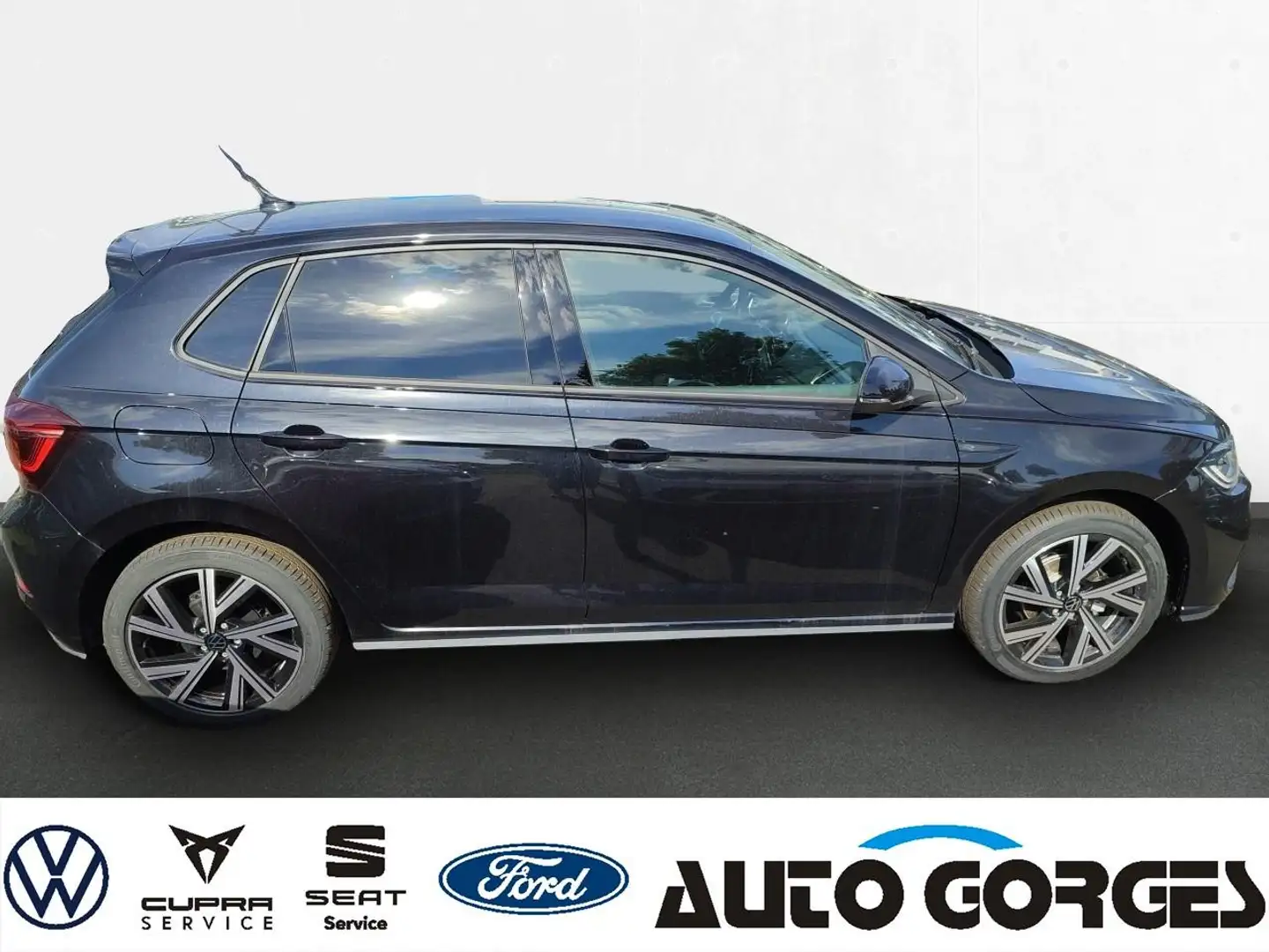 Volkswagen Polo R-Line 1.0l TSI OPF +IQ.LIGHT+APP-CONNECT+PDC+ Schwarz - 2