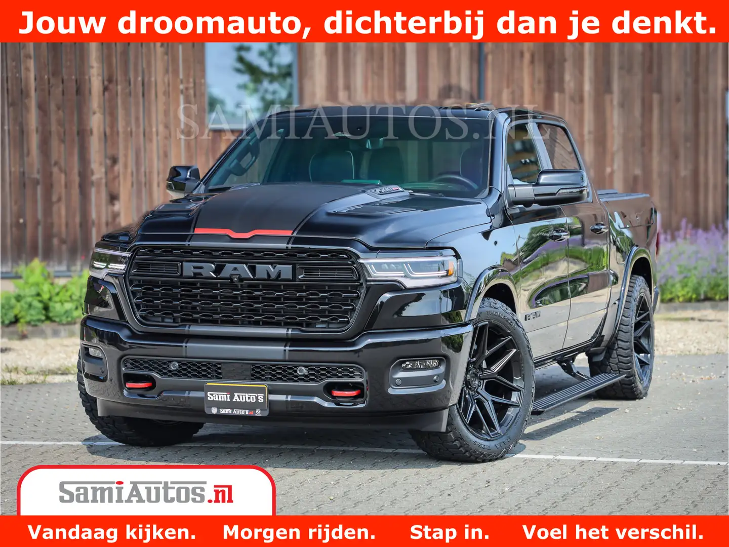 Dodge RAM 1500 Limited Night High Output 540HP 706Nm | Massa Zwart - 1