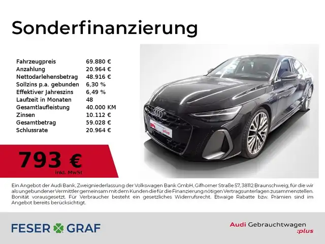 2025 Audi A6 in Black for sale