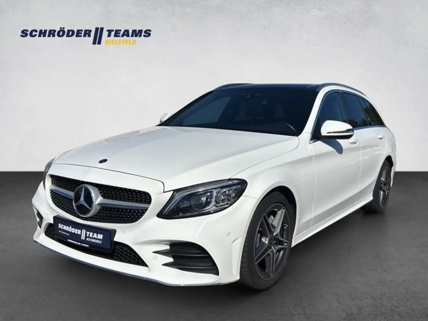 Mercedes-Benz C 200 T AMG Line PANO/NAVI/KAMERA Blanc - 1