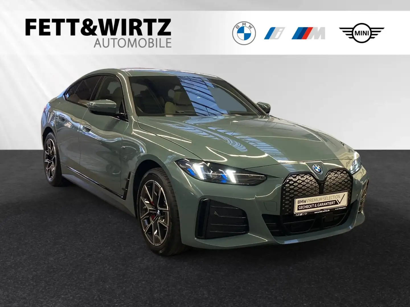 BMW i4 eDrive40 M Sport Pro|Glasdach|HiFi|LC-Prof. Grün - 1