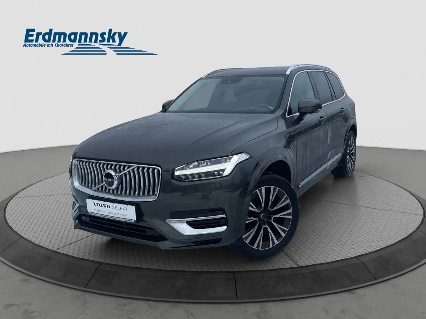 Volvo XC90 T8 Inscription Expr.Plug in Hybrid/360K/HuD Klima Gris - 1