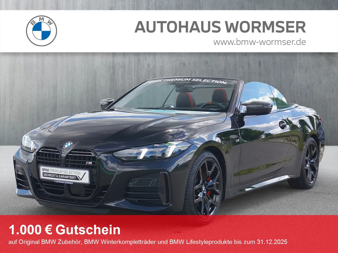 BMW 440 M440i xDrive Cabrio HK HiFi DAB LED Komfortzg. Schwarz - 1