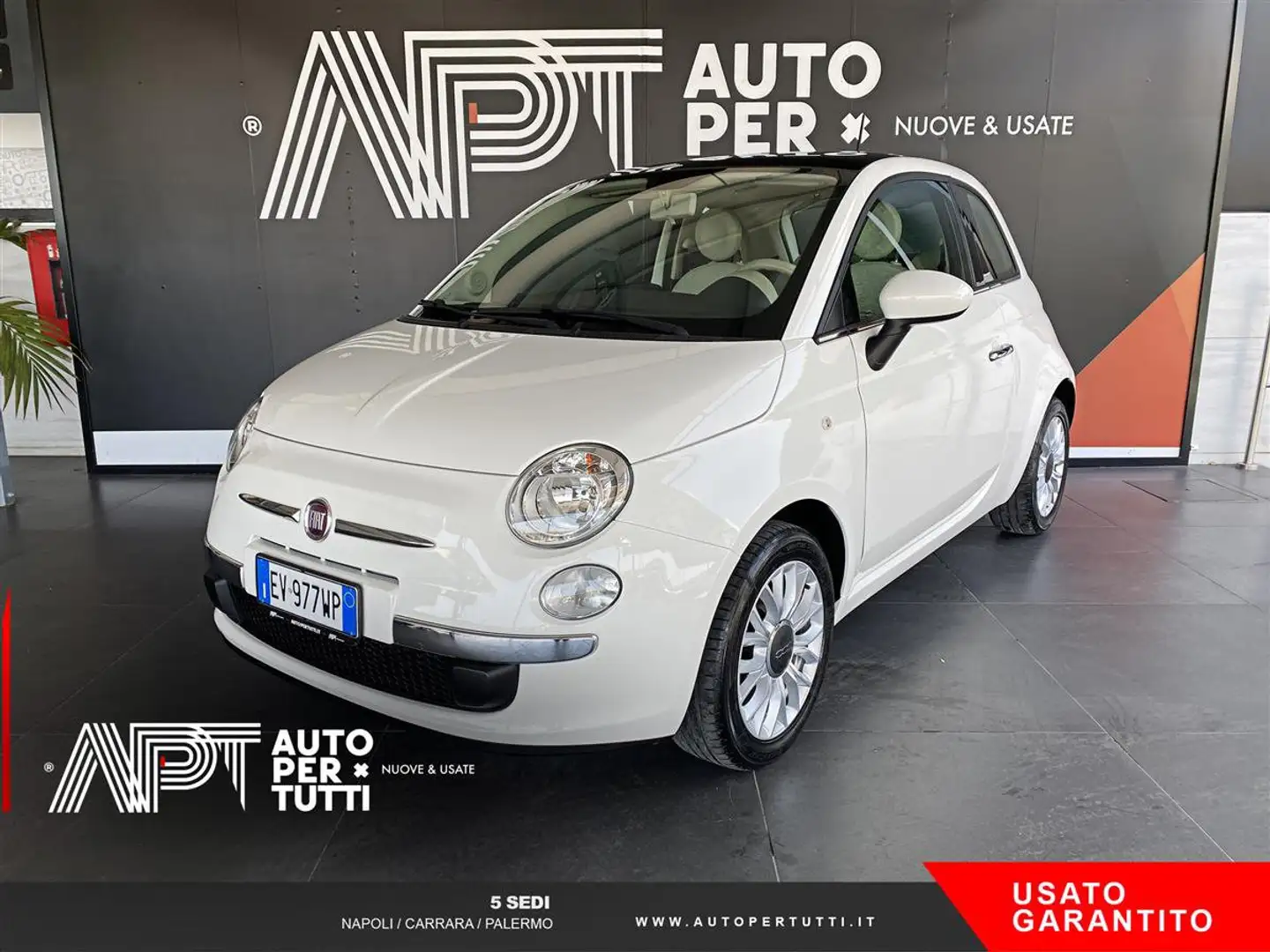 Fiat 500 500 1.2 Lounge 69cv E6 Bianco - 1