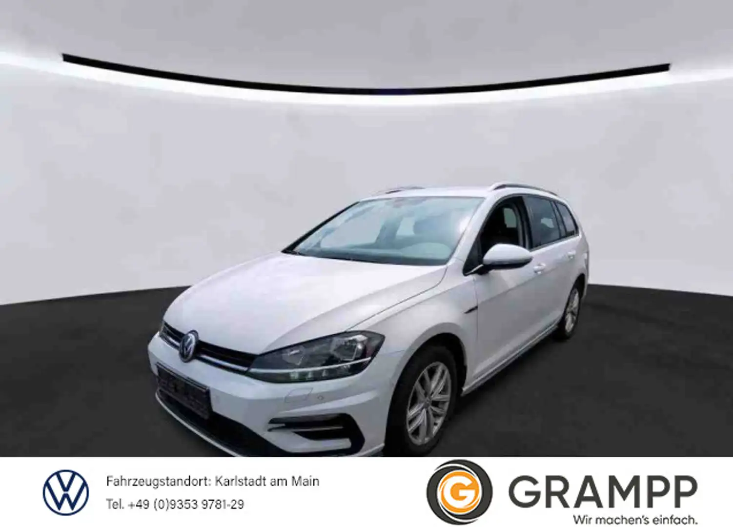 Volkswagen Golf Variant Comfortline 2.0TDI DSG +R-LINE+ACC+ Weiß - 1