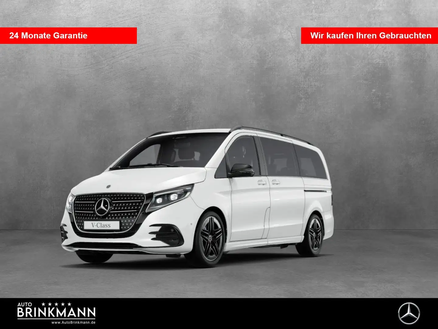 Mercedes-Benz V 300 V 300 d AVANTGARDE Lang AMG Line/SHZ/Totw./MBUX Weiß - 1