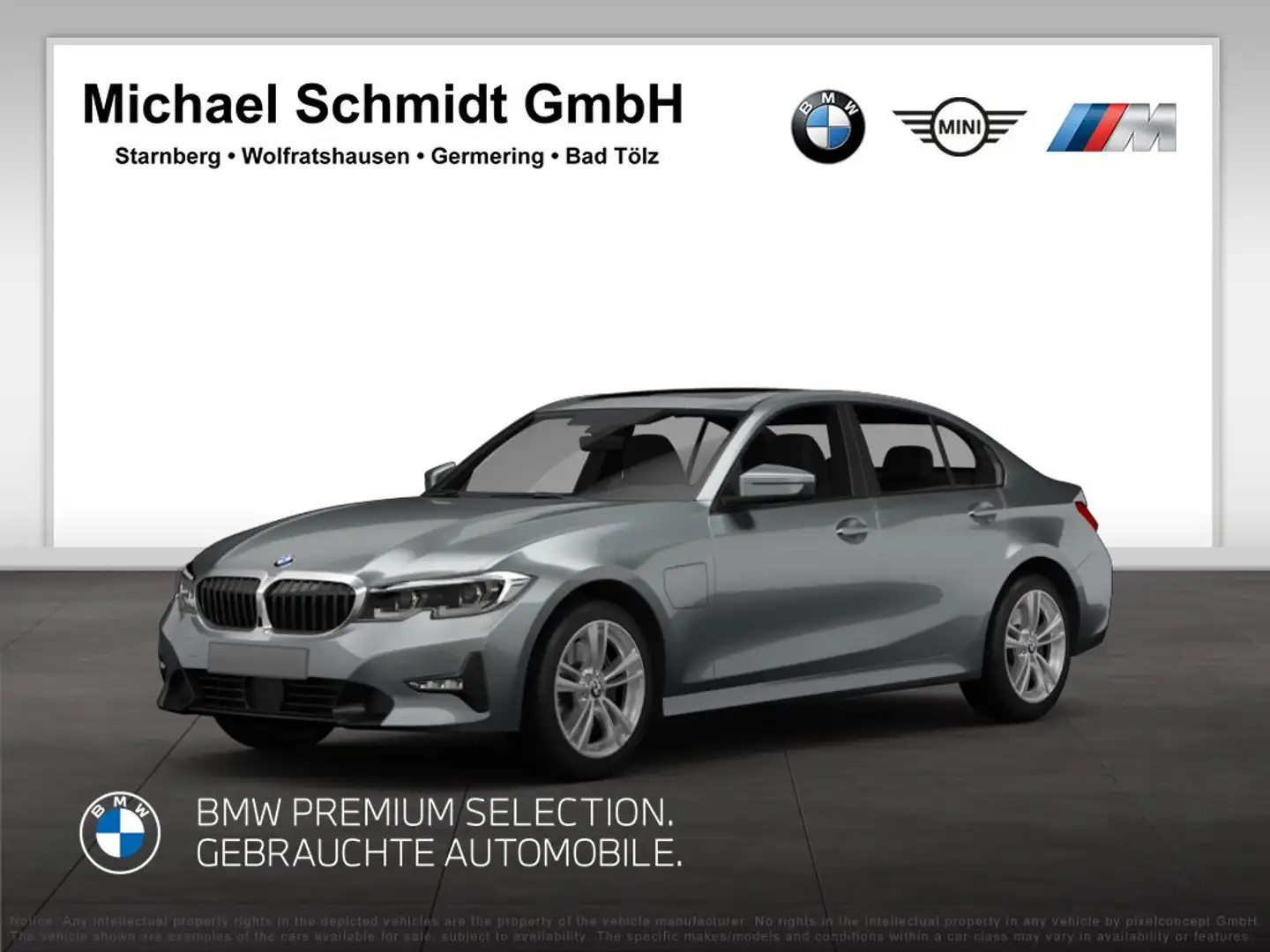 BMW 330 e xDrive Limousine M Sportpaket HiFi DAB LED Grau - 1