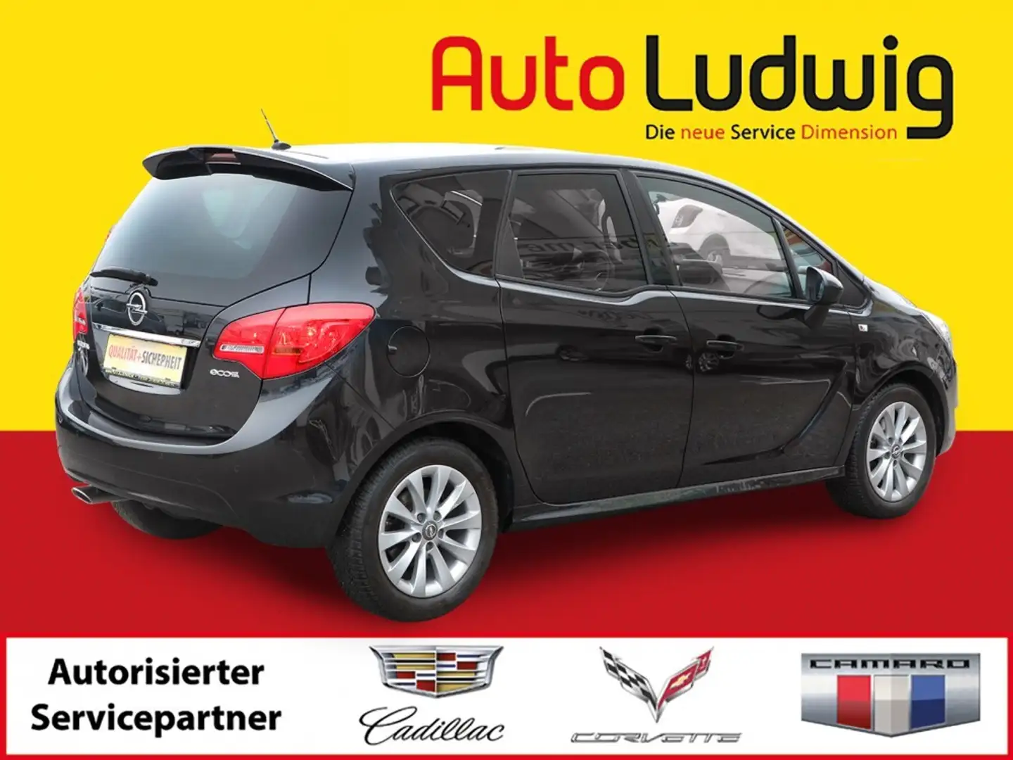 Opel Meriva 1,4 Turbo ecoflex Östrerreich Edition*PDC*SHZ*T... Schwarz - 2