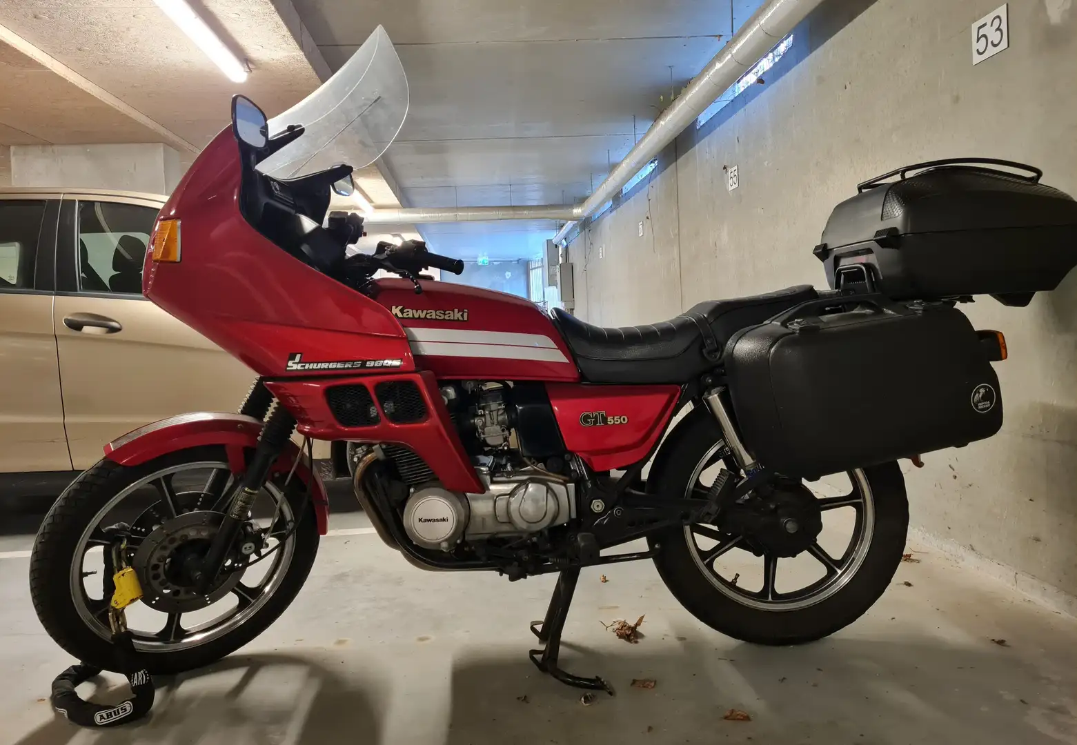 Kawasaki GT 550 Czerwony - 2