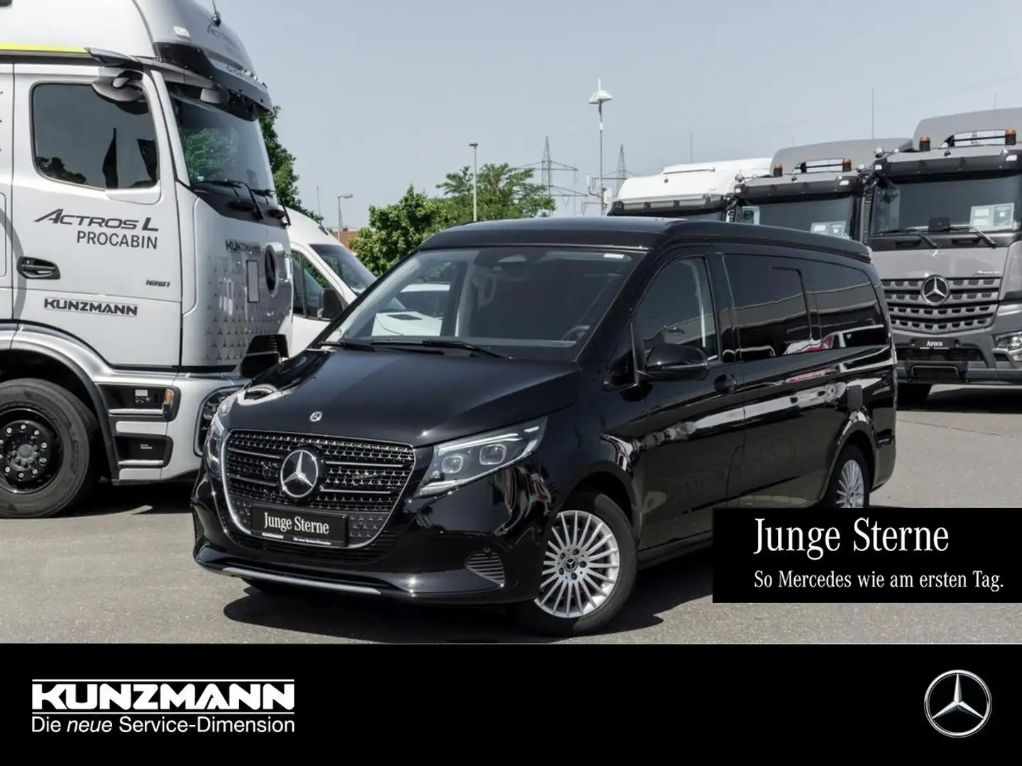 Mercedes-Benz Marco Polo V 220 d  MBUXNavi Distronic EasyP AHK Černá - 1