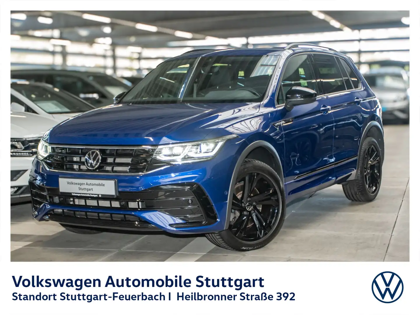 Volkswagen Tiguan R-Line 2.0 TDI DSG Navi AHK P-Dach Blau - 2