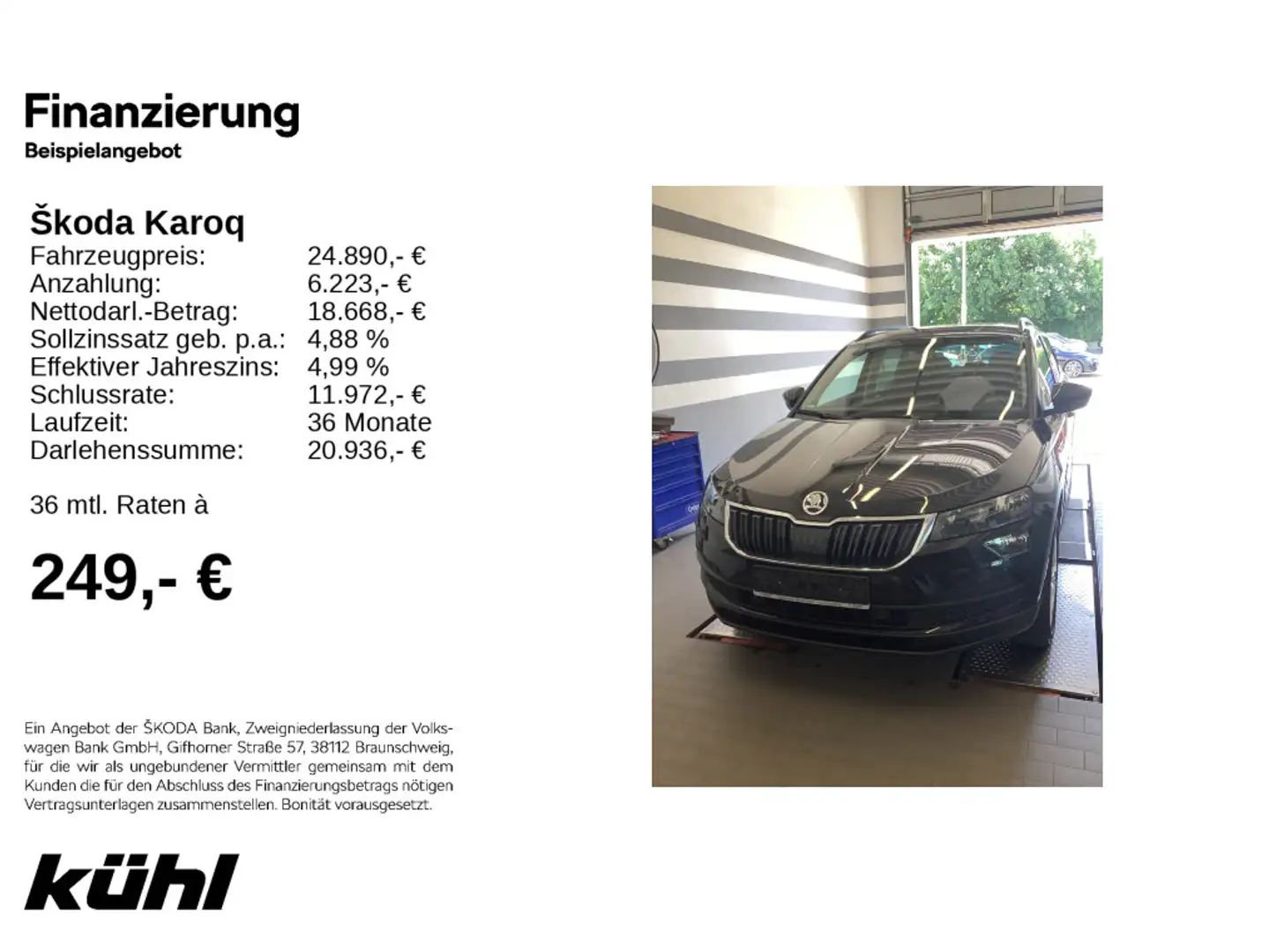 Skoda Karoq 1.5 TSI DSG Style Navi,AHK Noir - 1