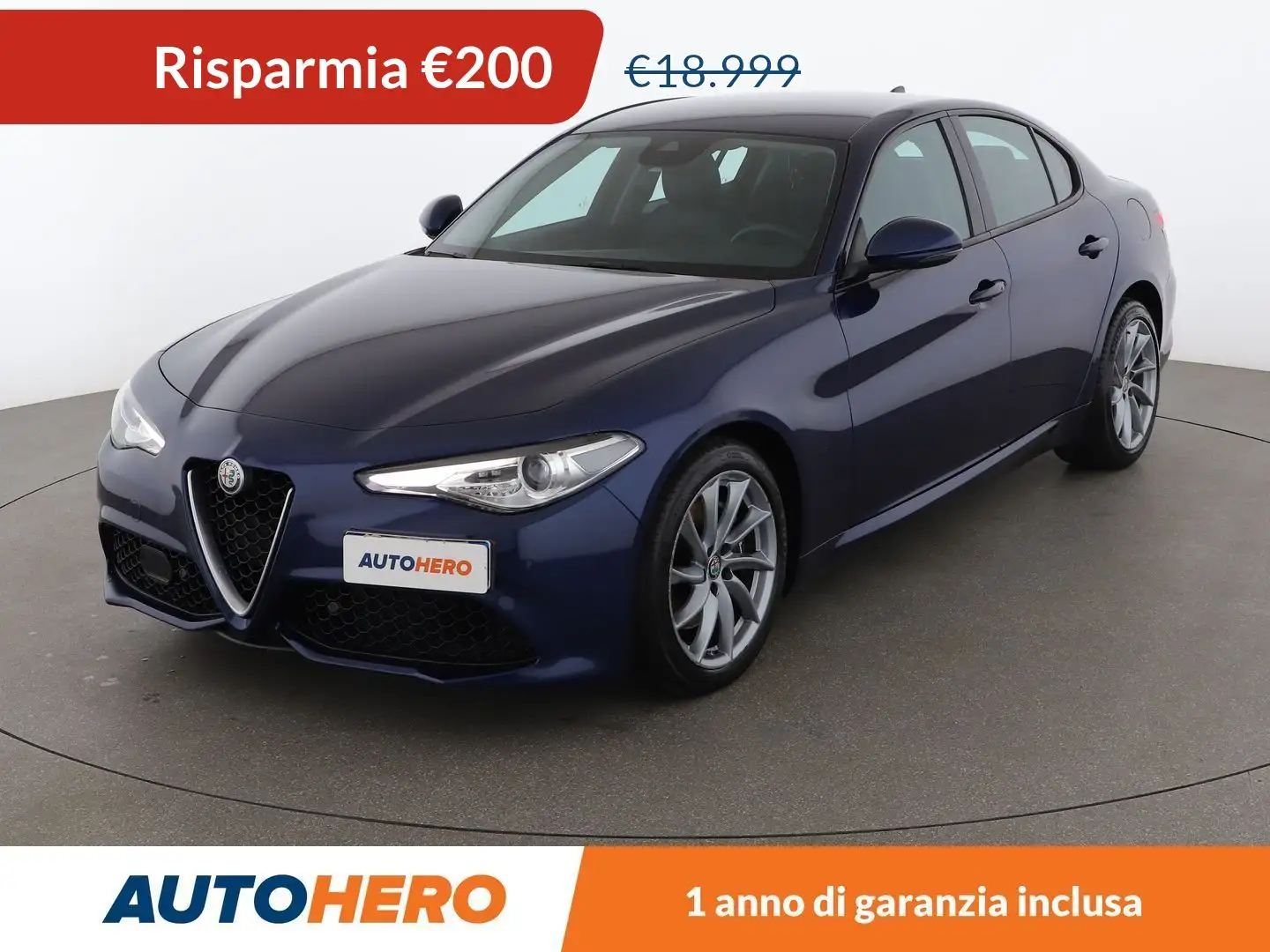 Alfa Romeo Giulia 2.2 JTDM Veloce 210 CV AT8 AWD Blu/Azzurro - 1