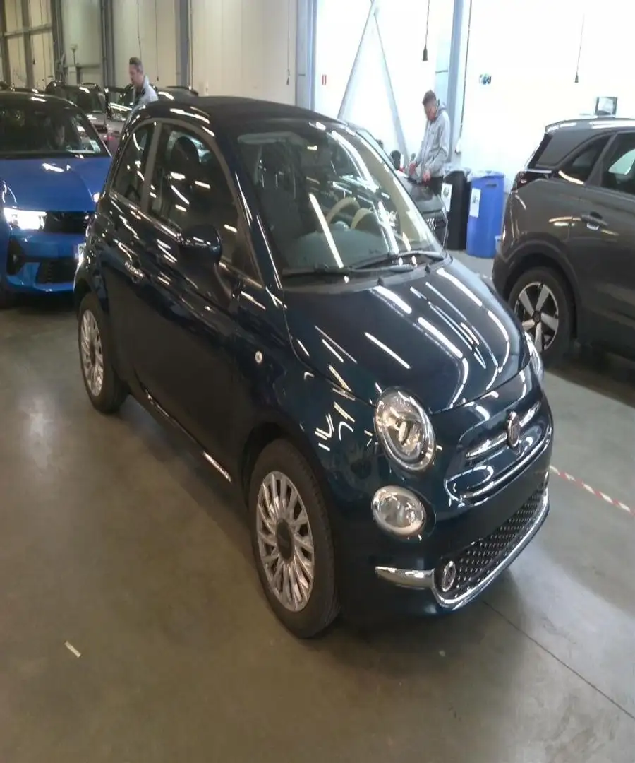 Fiat 500C 500 C 1.0 GSE Hybrid Blauw - 1