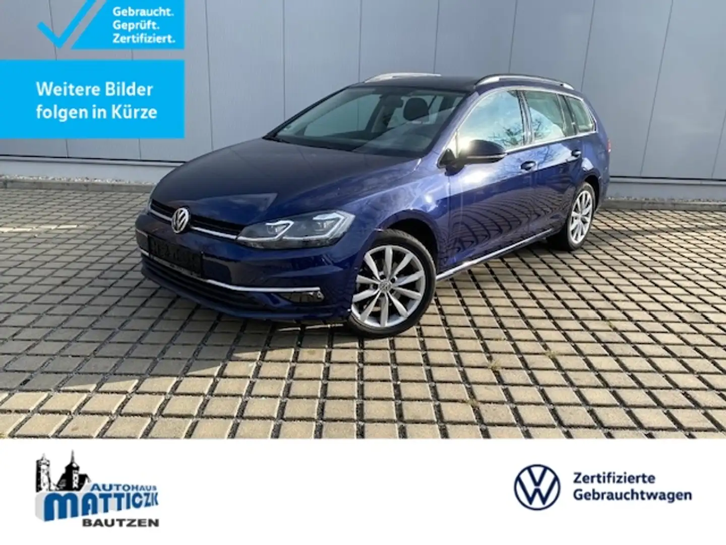 Volkswagen Golf Variant VII Variant 1.4 TSI Highline LED/17-ZOLL/ACC/COMP Blau - 1