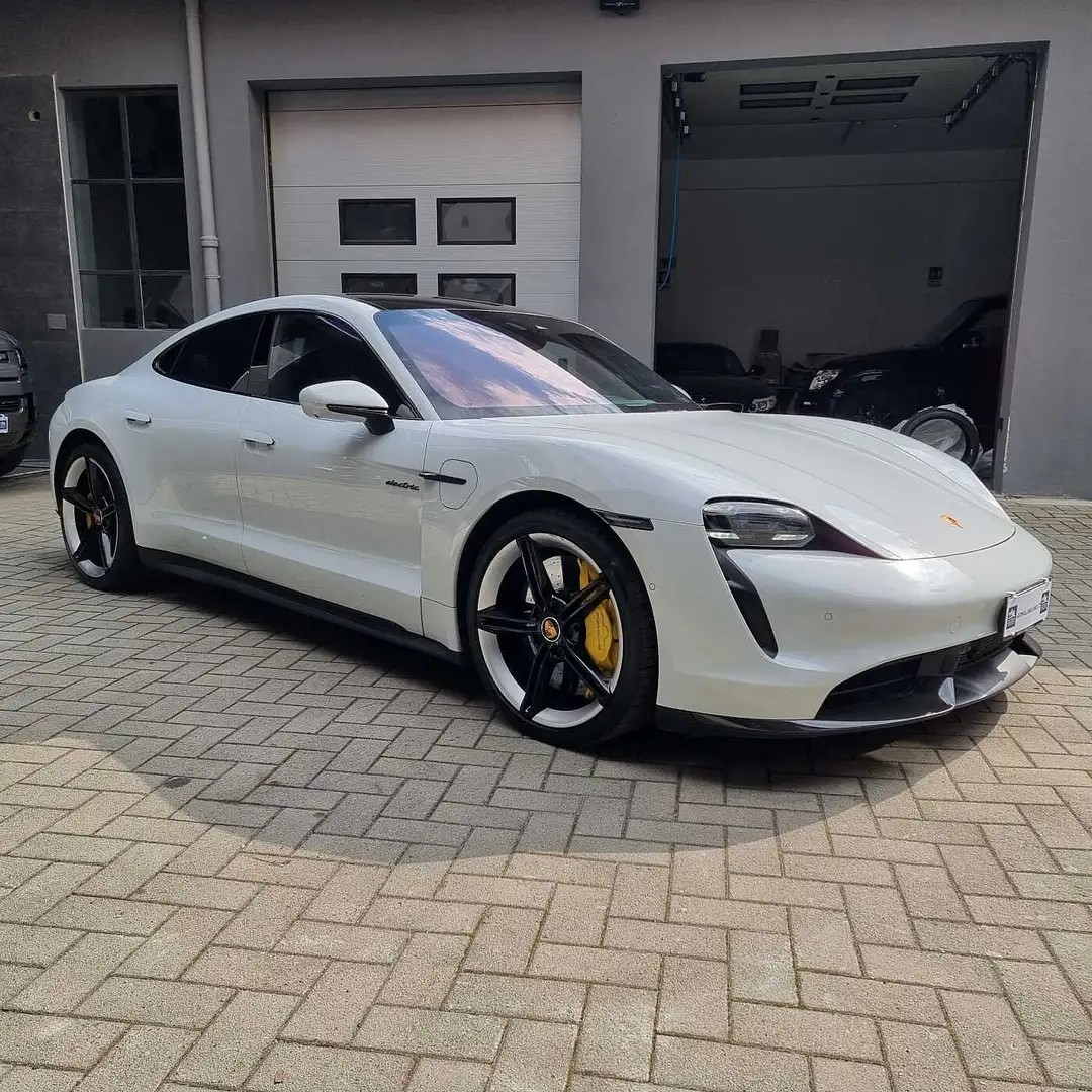 Porsche Taycan Turbo S 761cv -IVA ESPOSTA- FULL OPTIONALS Bianco - 1