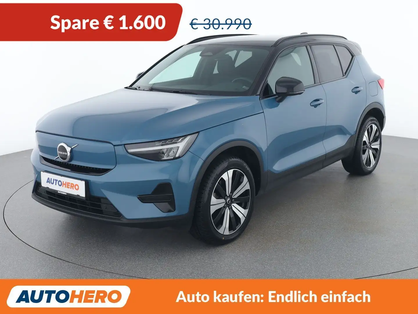 Volvo XC40 Recharge Twin Pure 300 kW Plus AWD Blau - 1