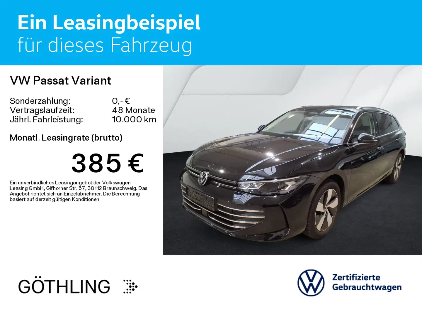 Volkswagen Passat Variant Business 2.0 TDI DSG*NAVI*AHK*KAM Schwarz - 2