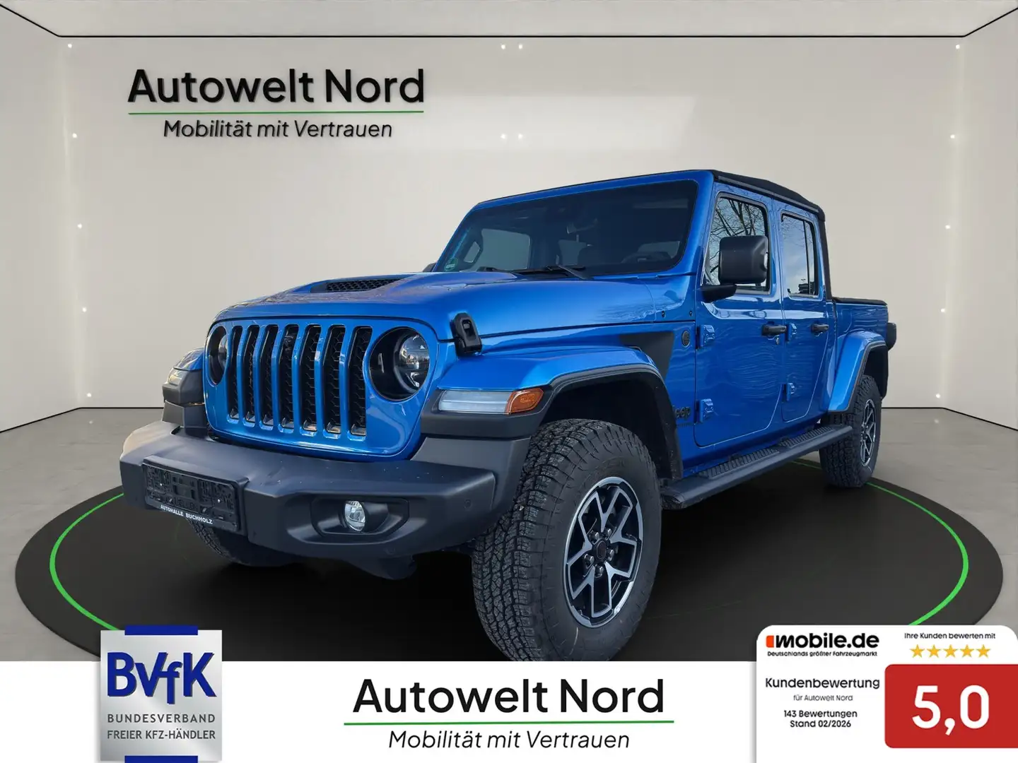 Jeep Gladiator Farout Final Edition 4WD~LED~XENON~NAVI~AHK~SOFTTO Blau - 1