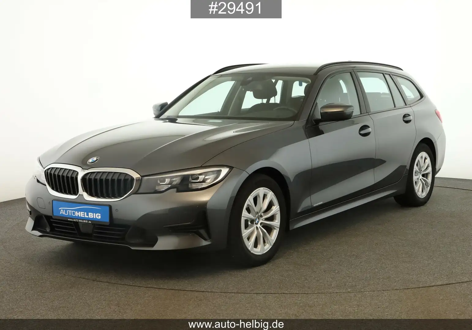 BMW 318 318 d Touring Advantage #LiveCockpit#SHZ#LED#Nav Grau - 1
