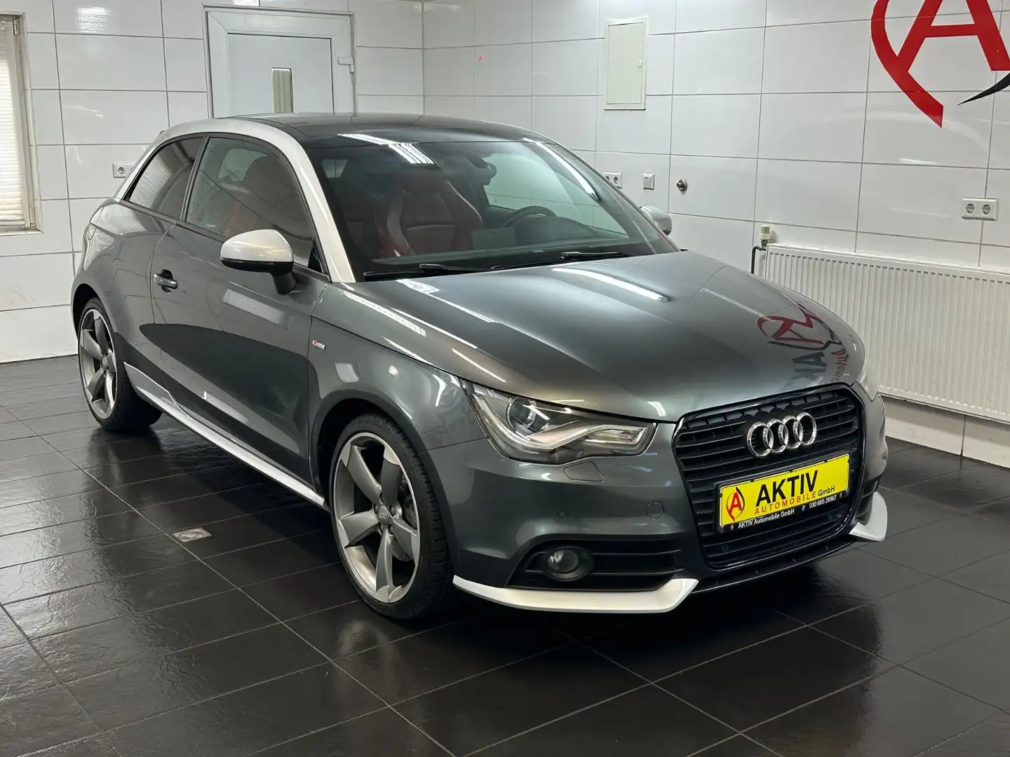 Audi A1 S line+ Sportpaket exclusive*Leder*Pano*Bose* Gris - 1