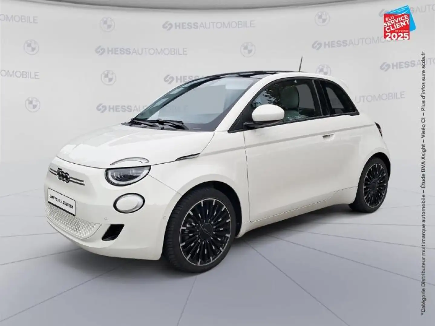 Fiat 500e e 118ch Icône Plus Blanc - 1