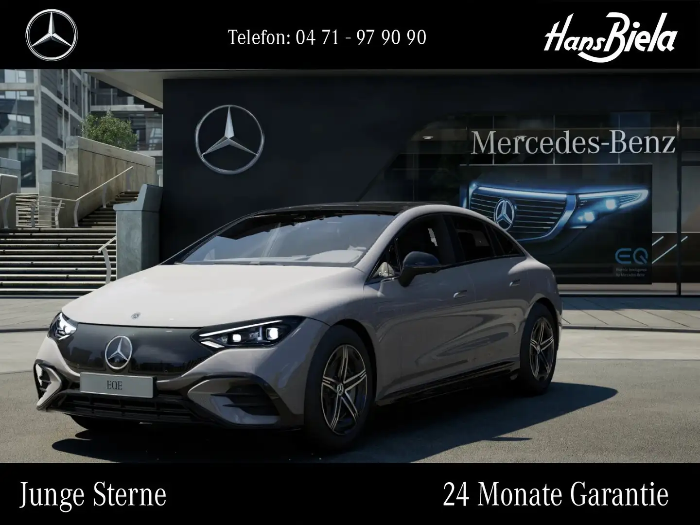 Mercedes-Benz EQE 350 EQE 350 4M AMGPrem+/Night/Pan/Hyper/22KW/Bur/Dis Szürke - 1