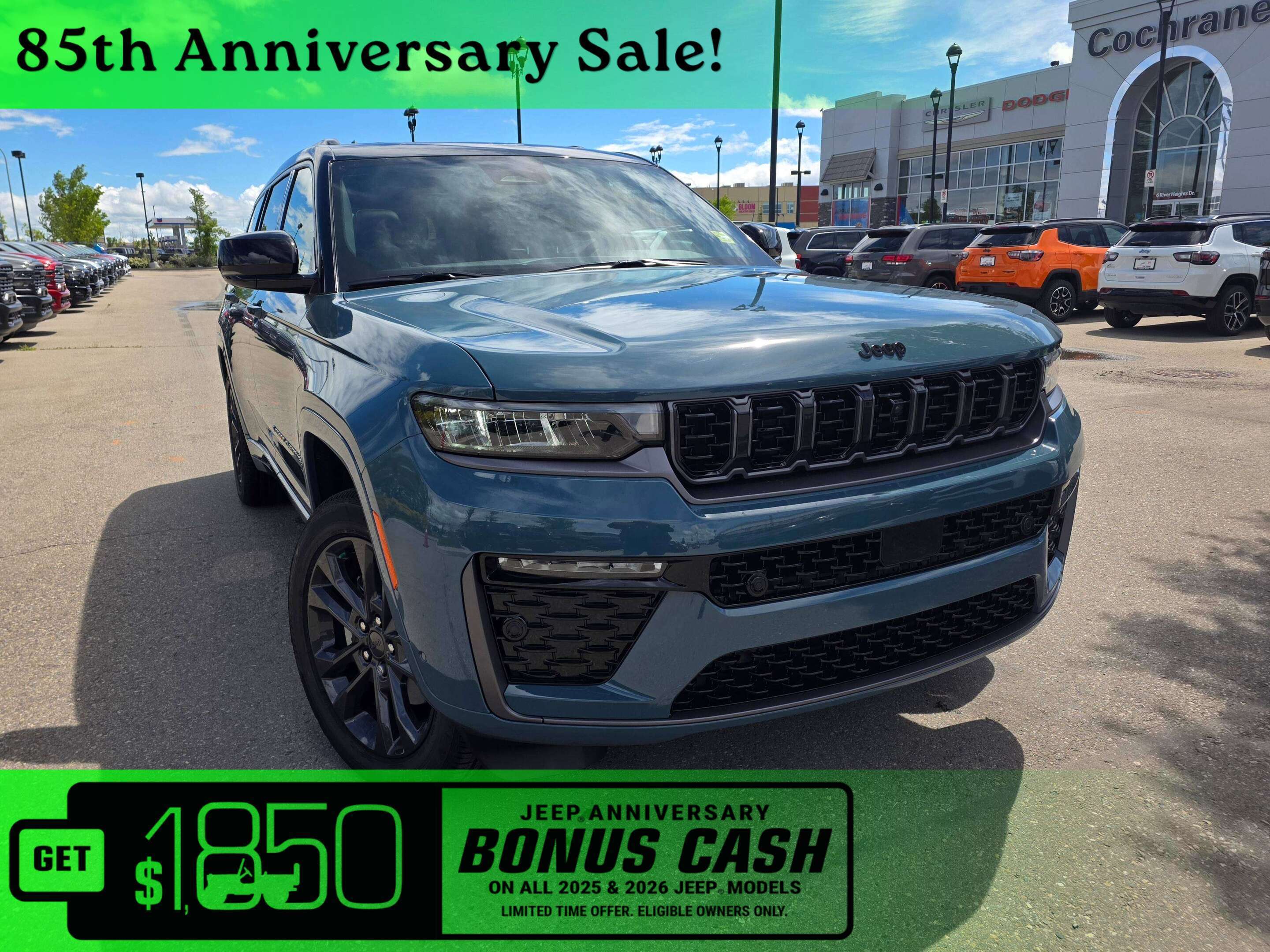Blue 2026 Jeep Grand Cherokee L SUV / Crossover Four-Wheel Drive 8-Speed Automatic