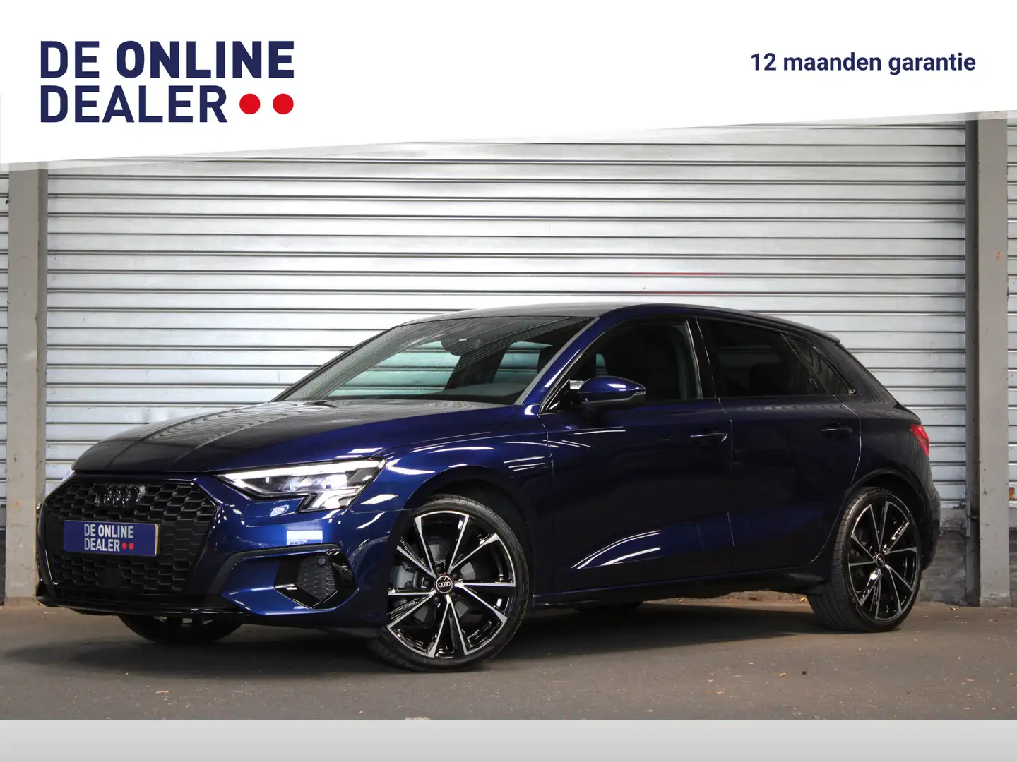Audi A3 Sportback 35 TFSI 150PK AUT Black Edition |LED|19i Bleu - 1